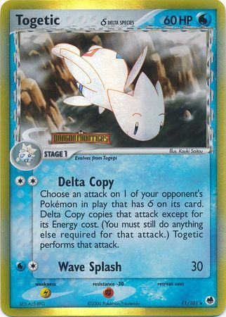 Togetic (11/101) (Delta Species) (Stamped) [EX: Dragon Frontiers] 