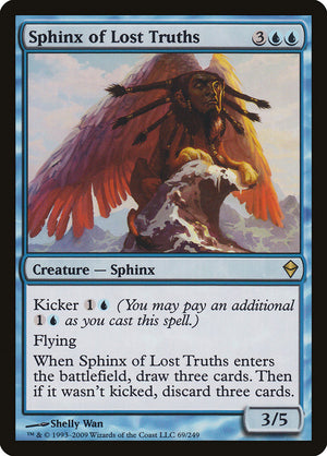Sphinx of Lost Truths [Zendikar] 