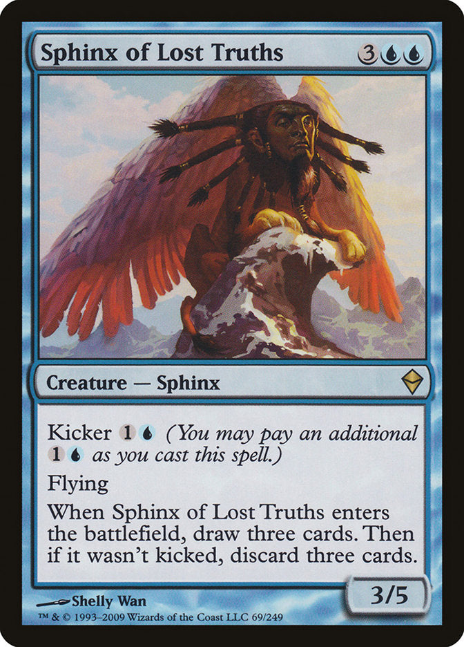 Sphinx of Lost Truths [Zendikar] 