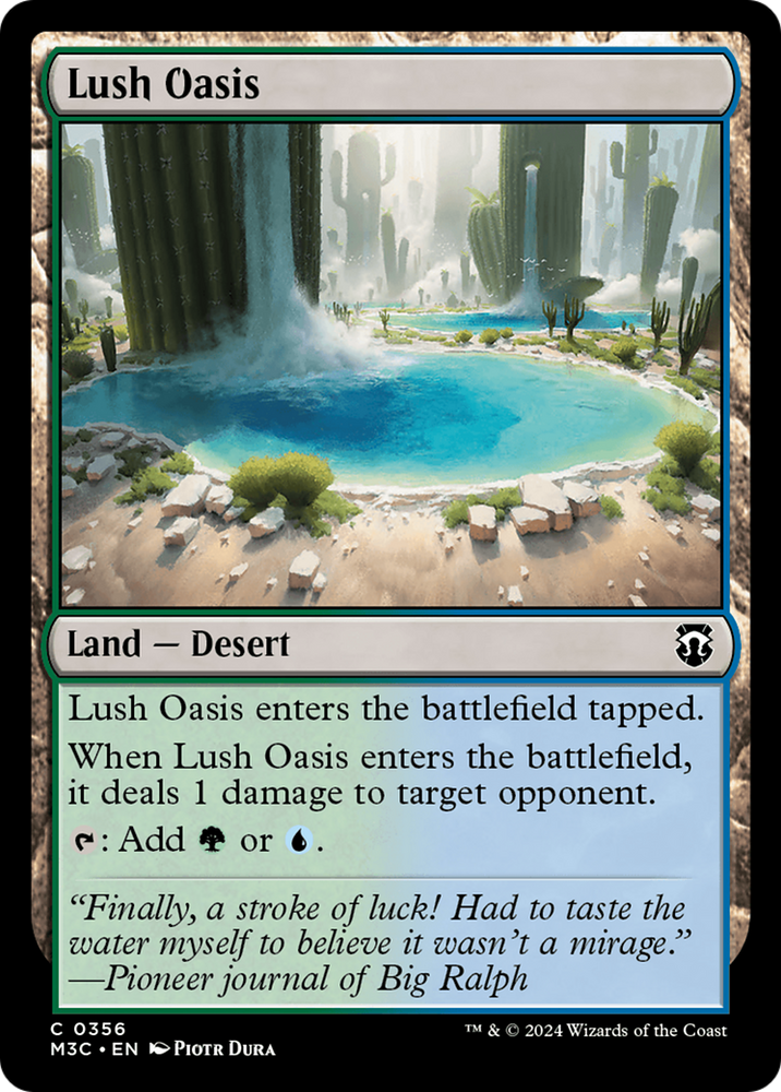 Lush Oasis (Ripple Foil) [Modern Horizons 3 Commander] 