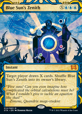 Blue Sun's Zenith (Foil Etched) [Strixhaven: School of Mages Mystical Archive] 