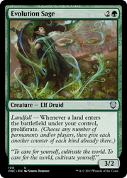 Evolution Sage [Phyrexia: All Will Be One Commander] 