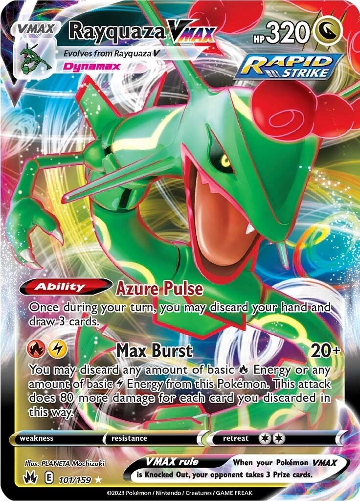 Rayquaza VMAX (101/159) (101) [Sword & Shield: Crown Zenith] 