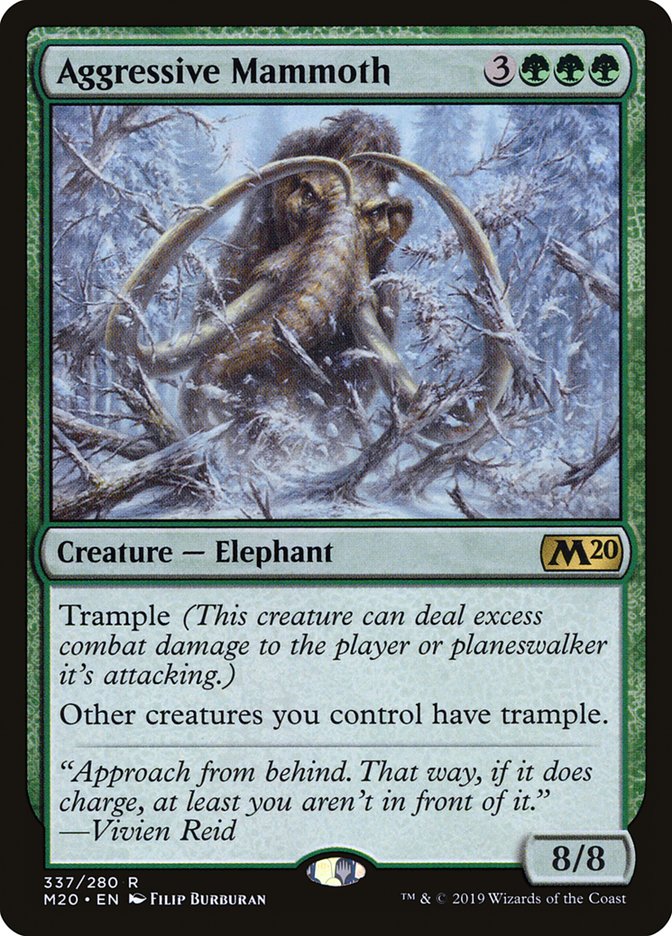 Aggressive Mammoth [Core Set 2020] 