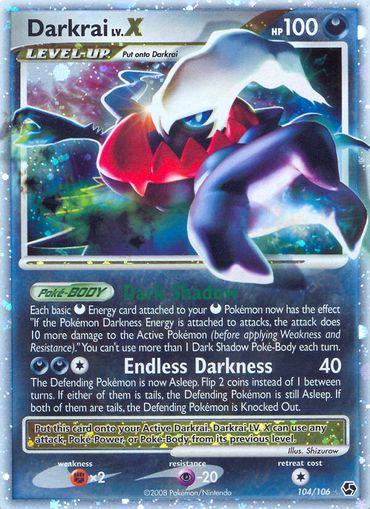 Darkrai LV.X (104/106) [Diamond & Pearl: Great Encounters]