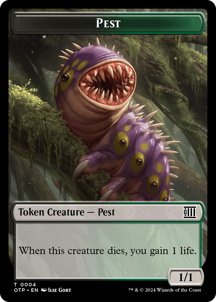 Pest Token [Outlaws of Thunder Junction: Breaking News Tokens] 