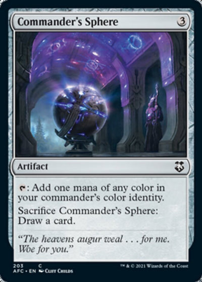 Commander's Sphere [Dungeons &amp; Dragons: Adventures in the Forgotten Realms Commander] 