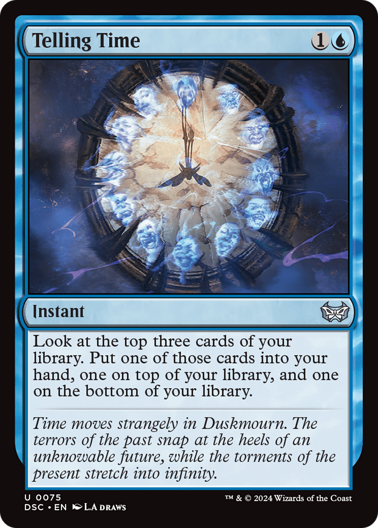 Telling Time [Duskmourn: House of Horror Commander]