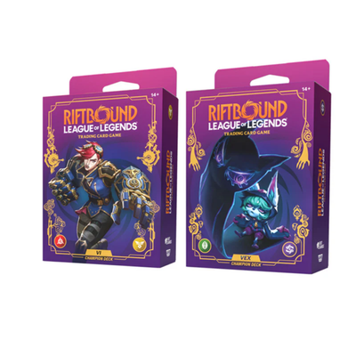 League of Legends Riftbound TCG: Unleashed - Champion Decks (Set de 2)