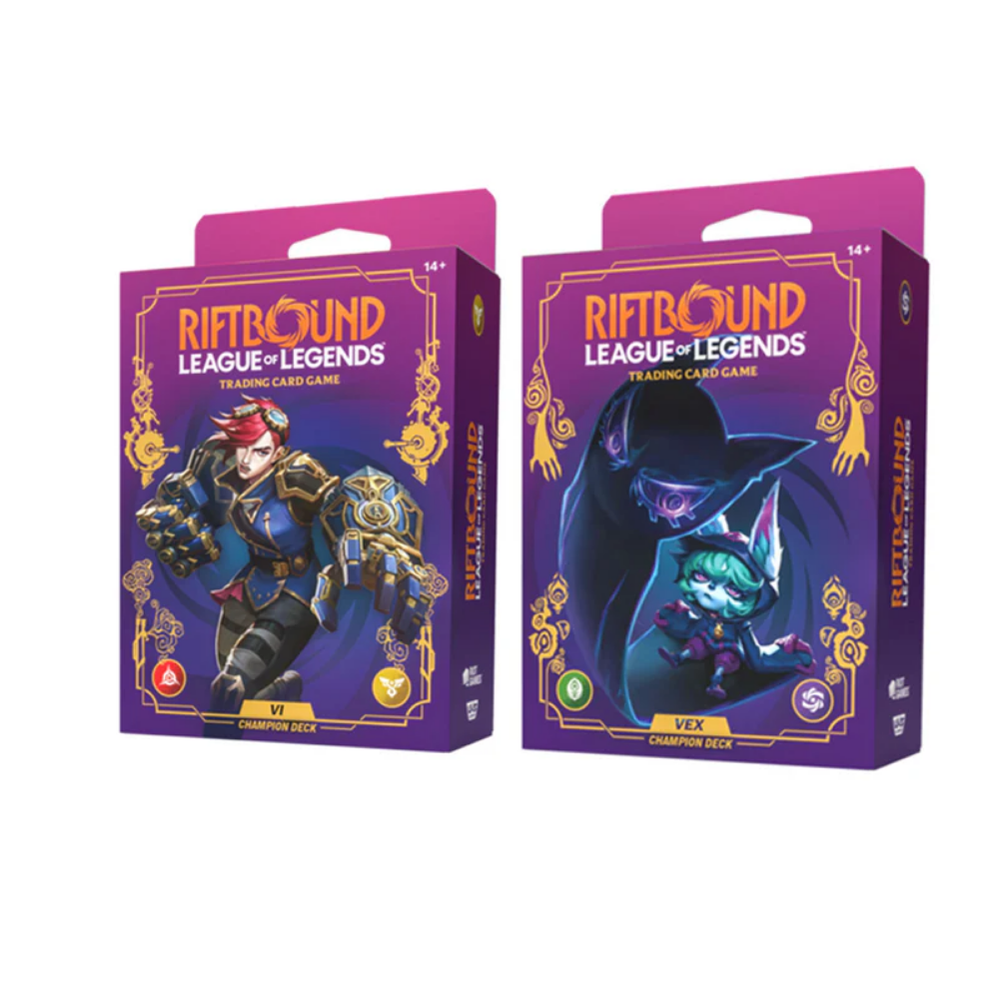 League of Legends Riftbound TCG: Unleashed - Champion Decks (Set de 2)